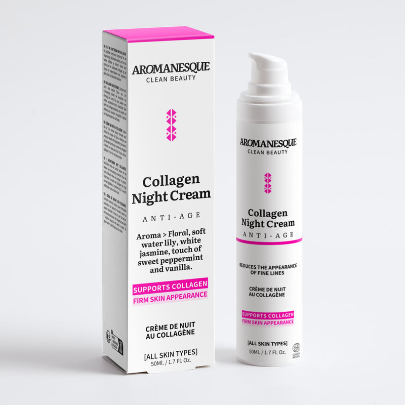 Crema Nocturna Antienvejecimiento de Colágeno Aromanesque