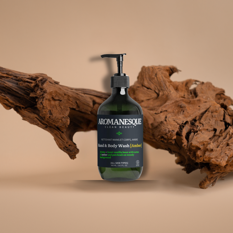 Hand & Body Wash, Patchouli und Amber-Vanille