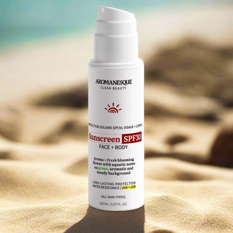 Aromanesque Mineral Sunscreen SPF30 for Face & Body