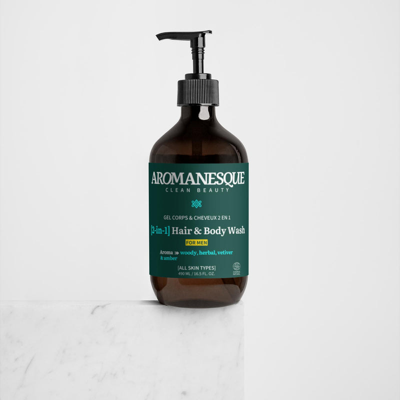 Gel de Ducha y Cabello Premium [2-in-1] para Hombres