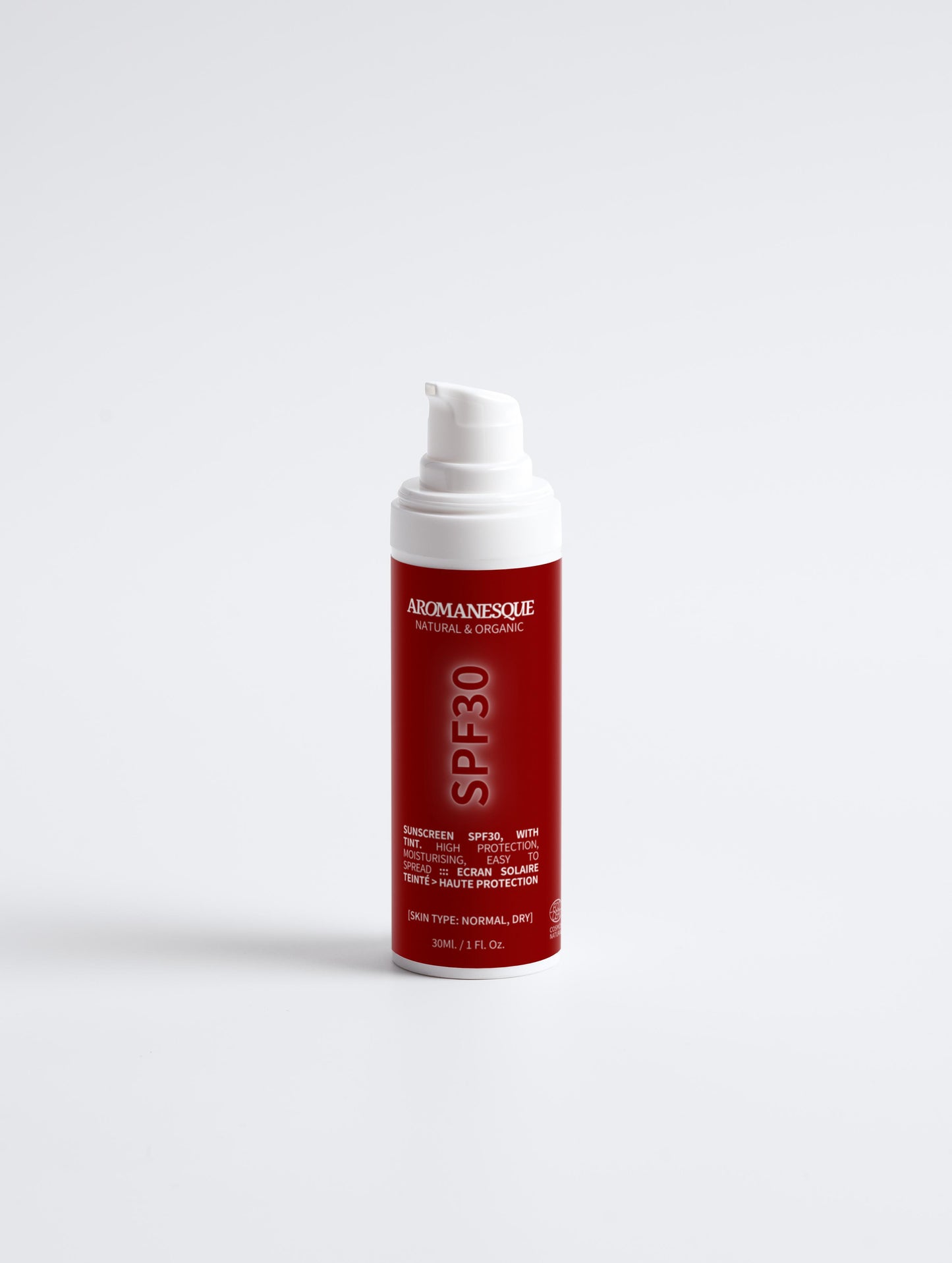 Aromanesque Sunscreen SPF30, with tint - 30Ml