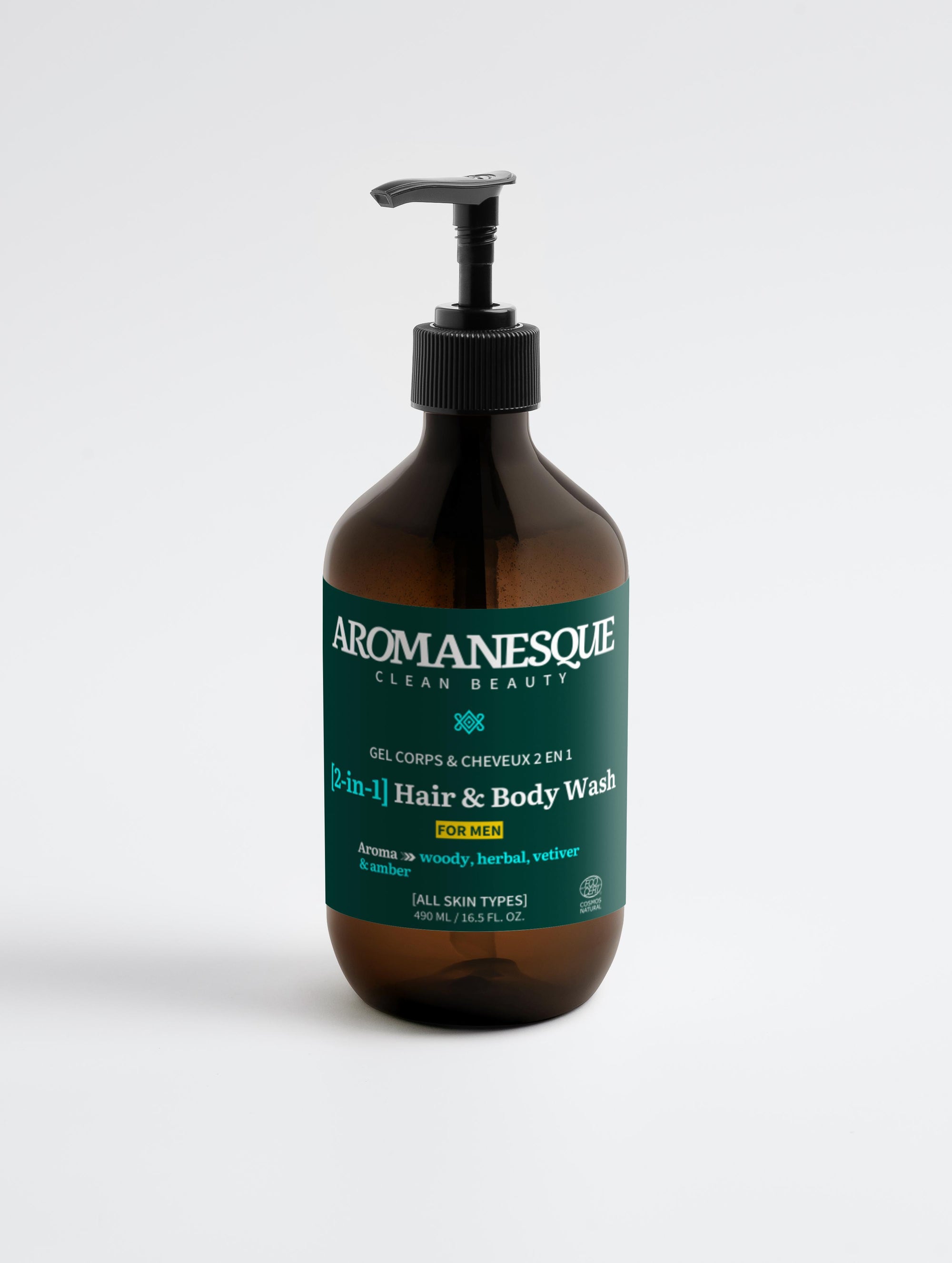 Premium [2-in-1] Hair & Body Wash For Men