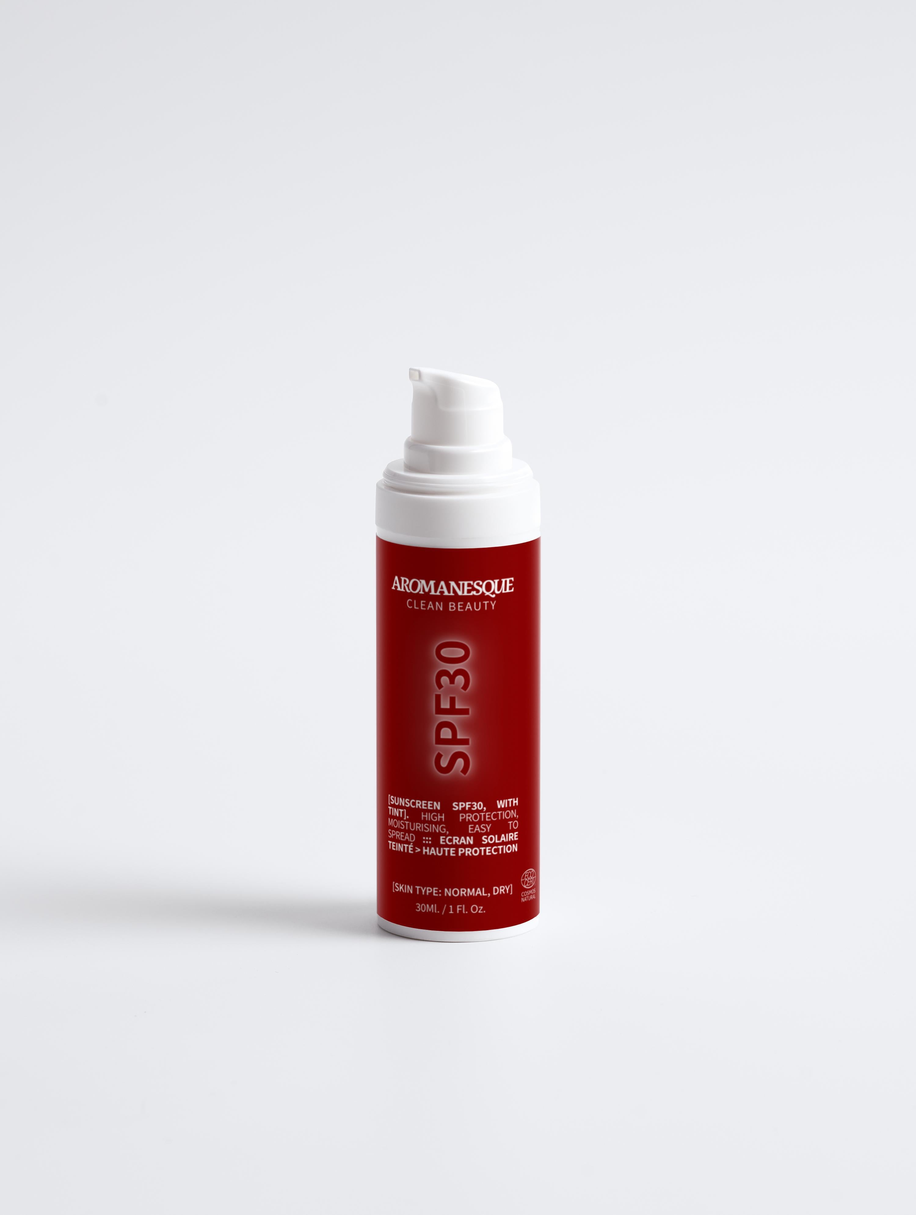 Aromanesque Sonnenschutz SPF30, mit Tönung  