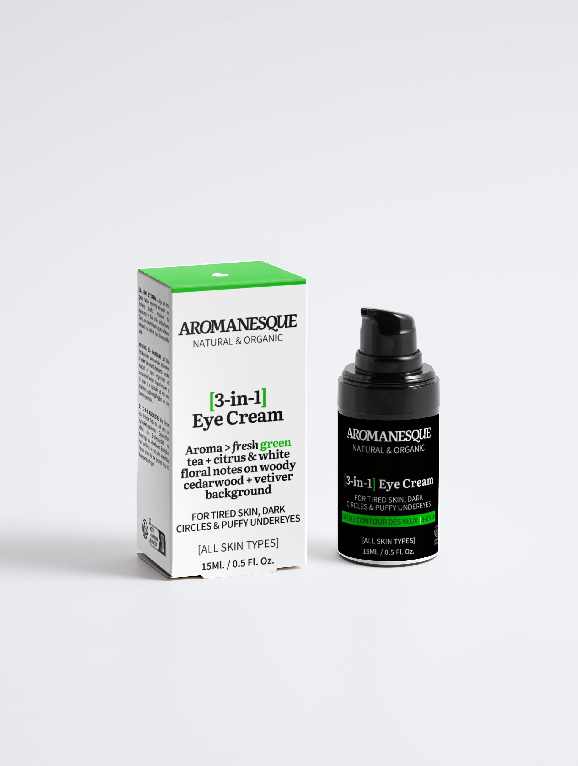 Aromanesque [3-in-1] Eye Cream for Men - 15Ml
