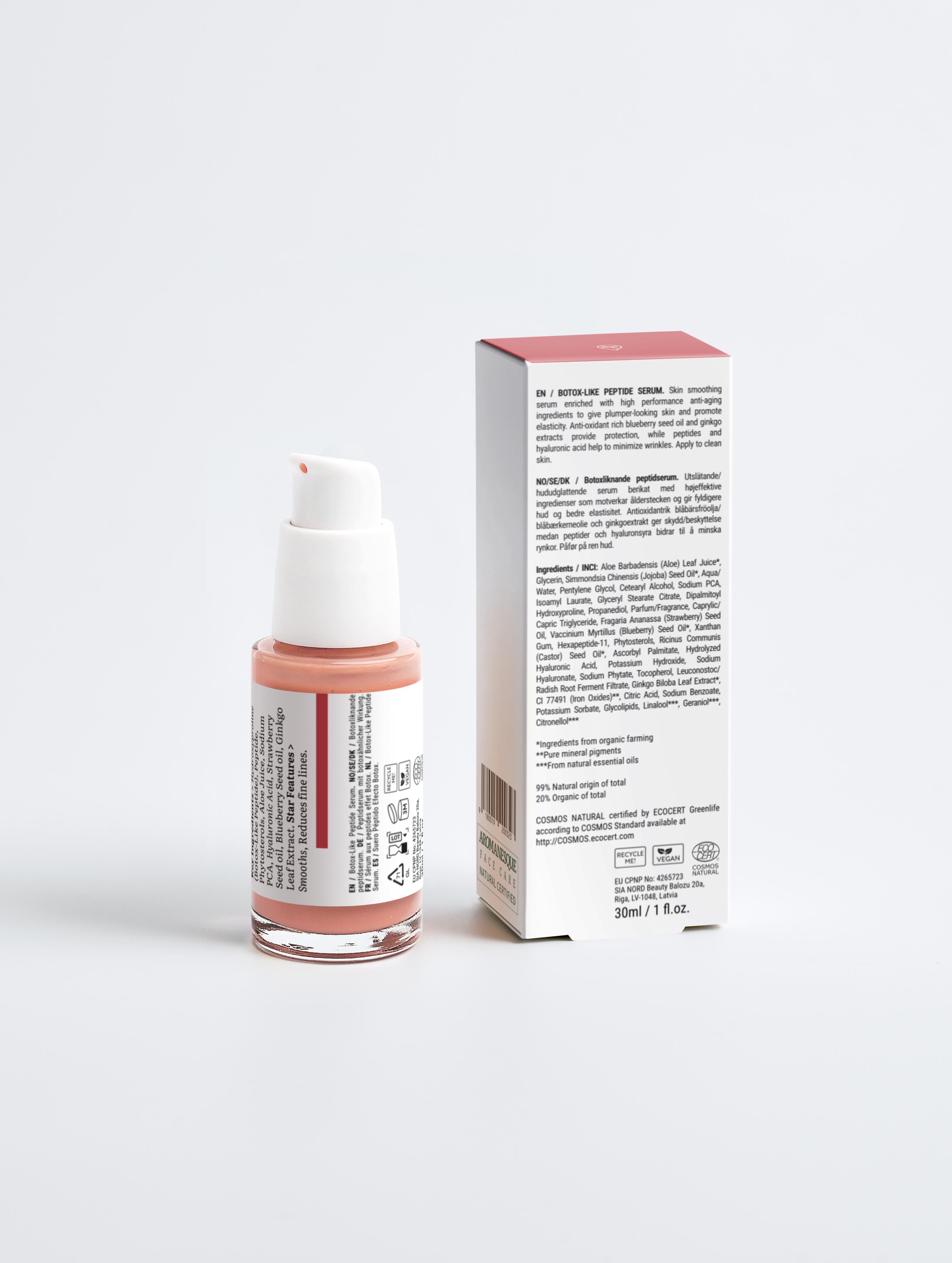 Botox-Like Peptide Serum - Anti-Aging Skincare by Aromanesque