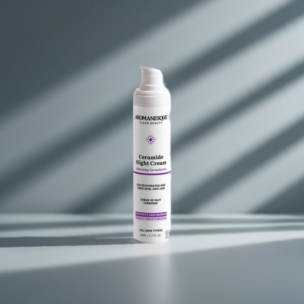 Crème de nuit aux céramides Aromanesque - Formule hydratante