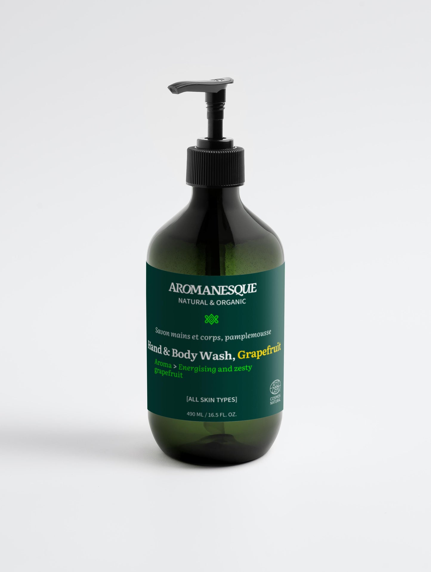 Aromanesque Hand & Body Wash, Grapefruit - 490Ml
