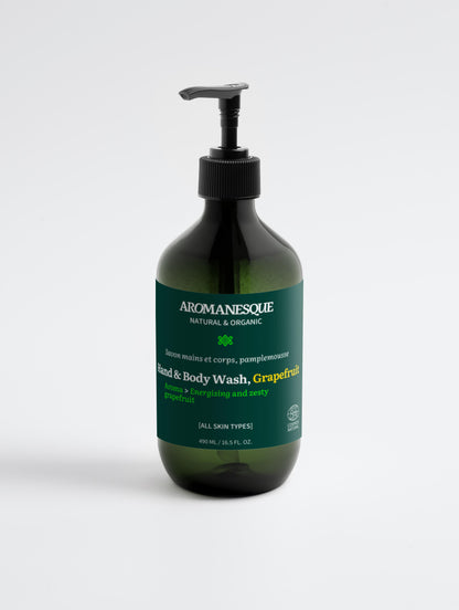 Aromanesque Hand & Body Wash, Grapefruit - 490Ml