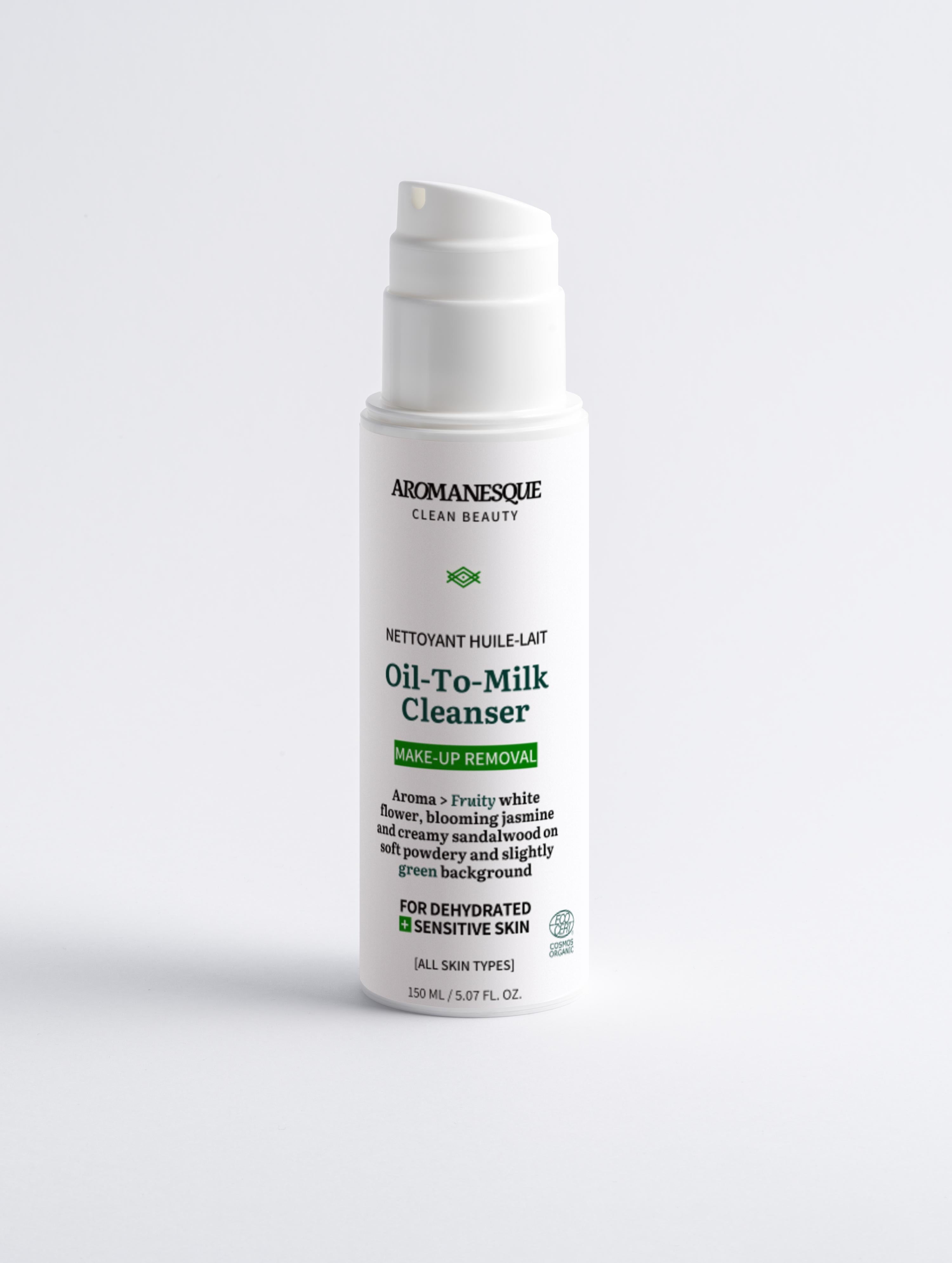 Aromanesque Oil-To-Milk Cleanser | Sensitive Skin | 150Ml