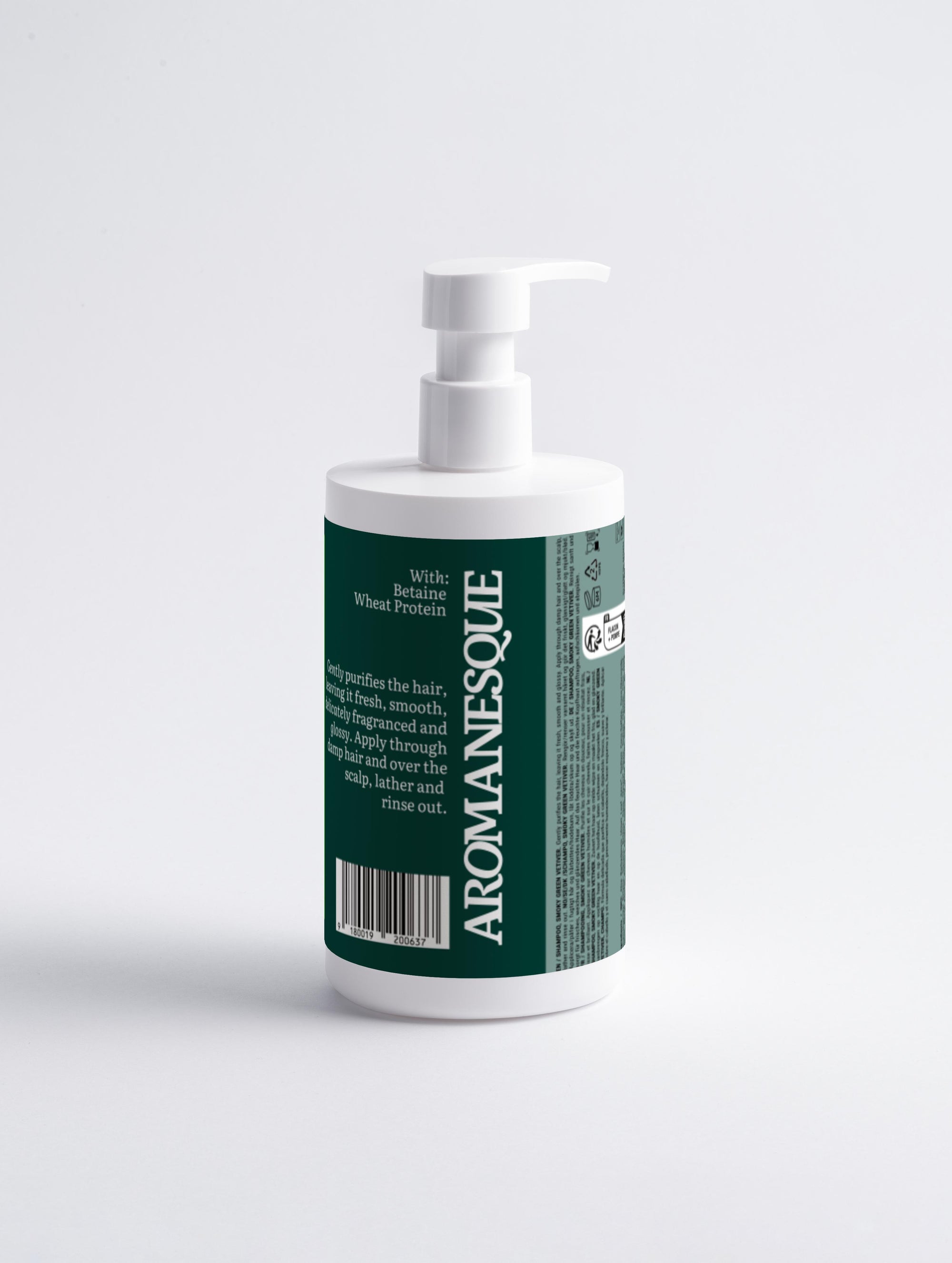 Shampoing Premium Brillance Aromanesque, Vétiver Vert Fumé 