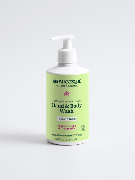 Aromanesque Hand & Body Wash, Herbal Flower - 300Ml